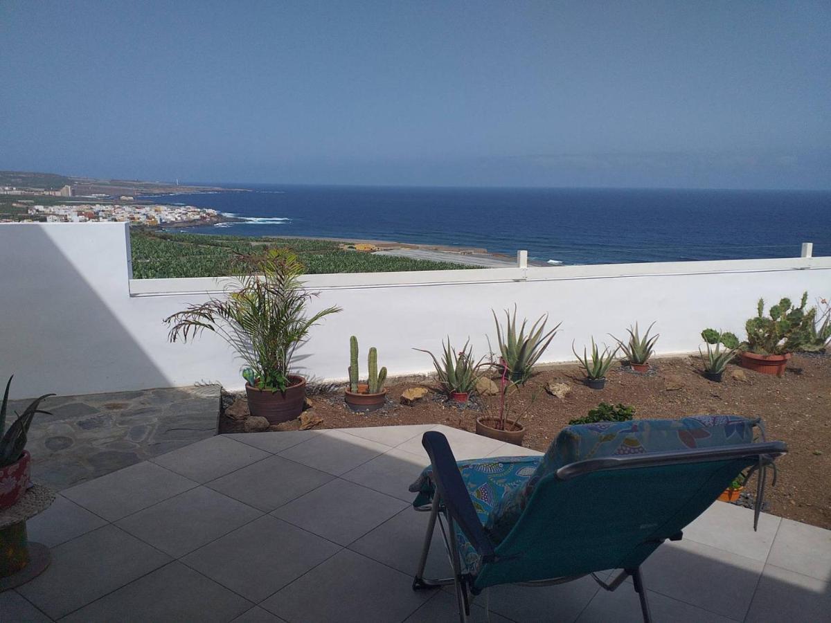 Las Pardelas, Ferienhaus Mit Meer-, Kuesten- Und Bergblick Im Gruenen Norden Teneriffas Las Cruces (Canary) Exterior foto
