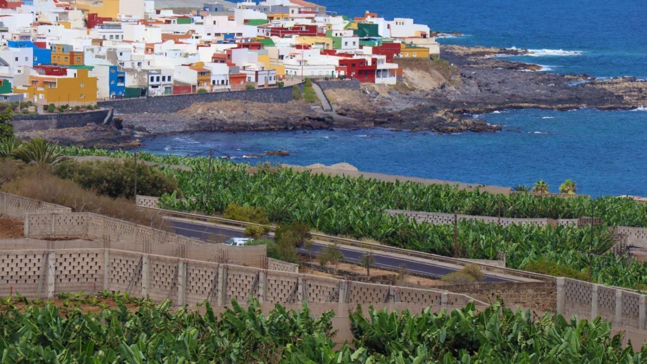 Las Pardelas, Ferienhaus Mit Meer-, Kuesten- Und Bergblick Im Gruenen Norden Teneriffas Las Cruces (Canary) Exterior foto
