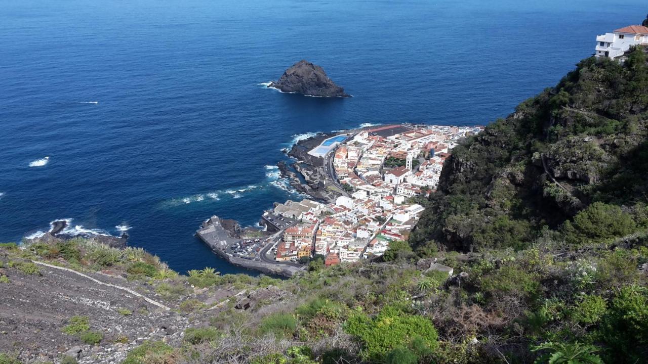 Las Pardelas, Ferienhaus Mit Meer-, Kuesten- Und Bergblick Im Gruenen Norden Teneriffas Las Cruces (Canary) Exterior foto